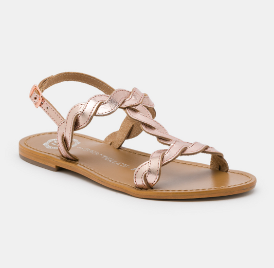 Sandales Perle du Lagon Or Rose