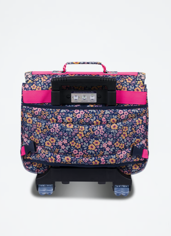 Cartable à Roulettes Fleurs du Lagon