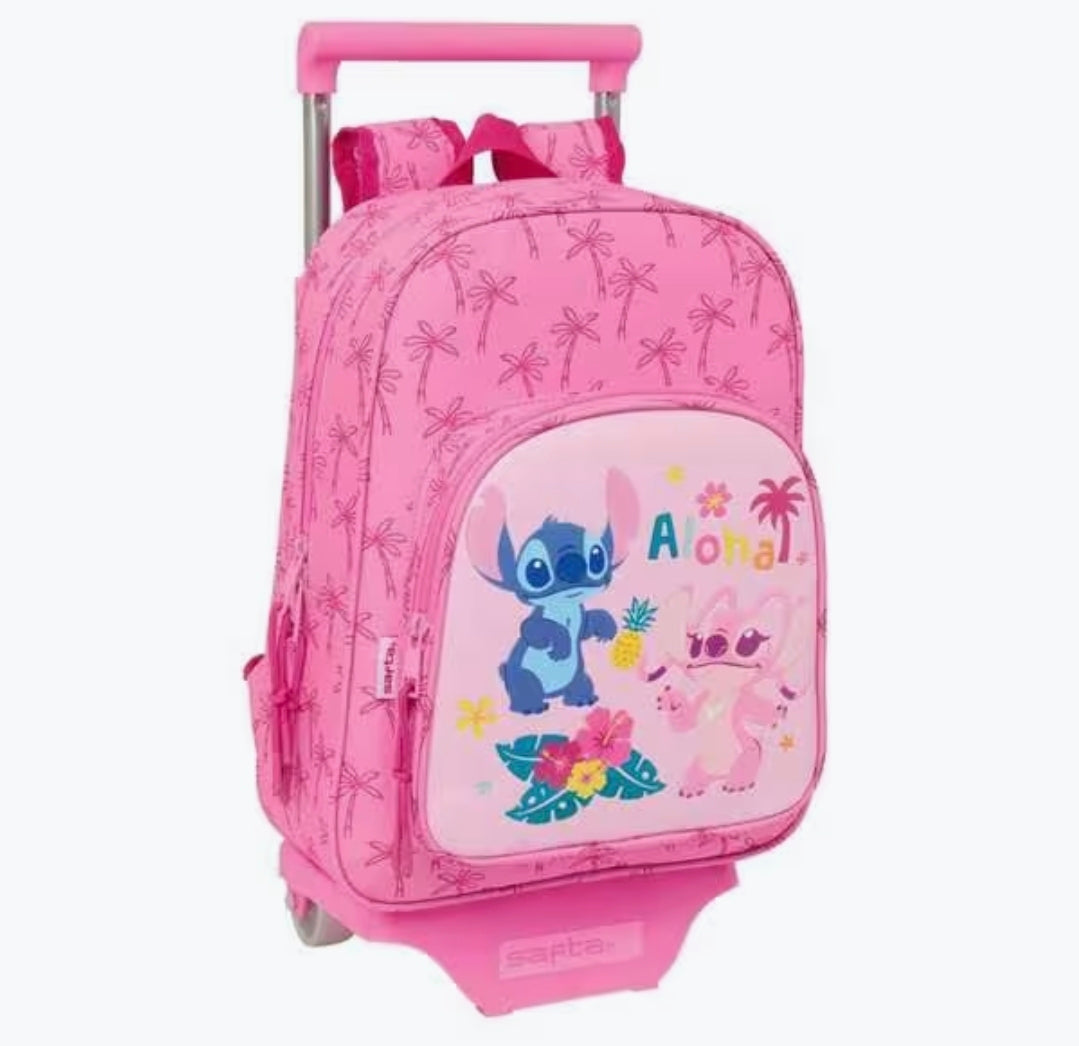 Sac à dos à roulettes Lagon Enchanté Stitch